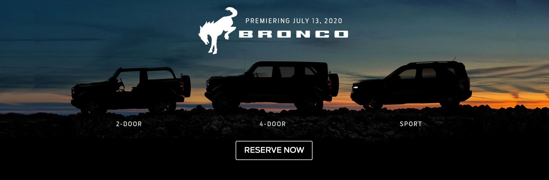 Reseve Your New Bronco Now